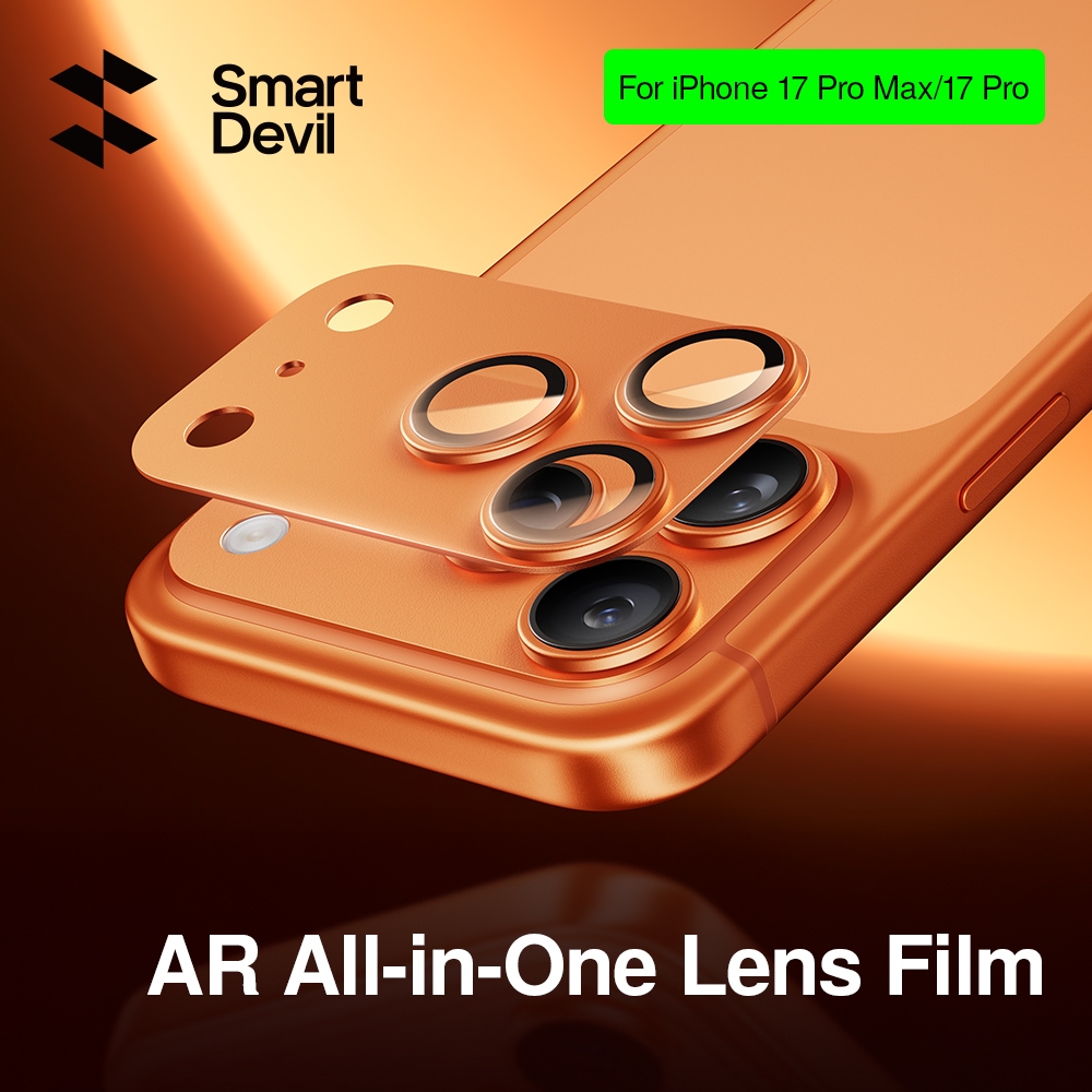 SmartDevil AR All-in-One Lens Film For iPhone 17 Pro Max/17 Pro Full ...