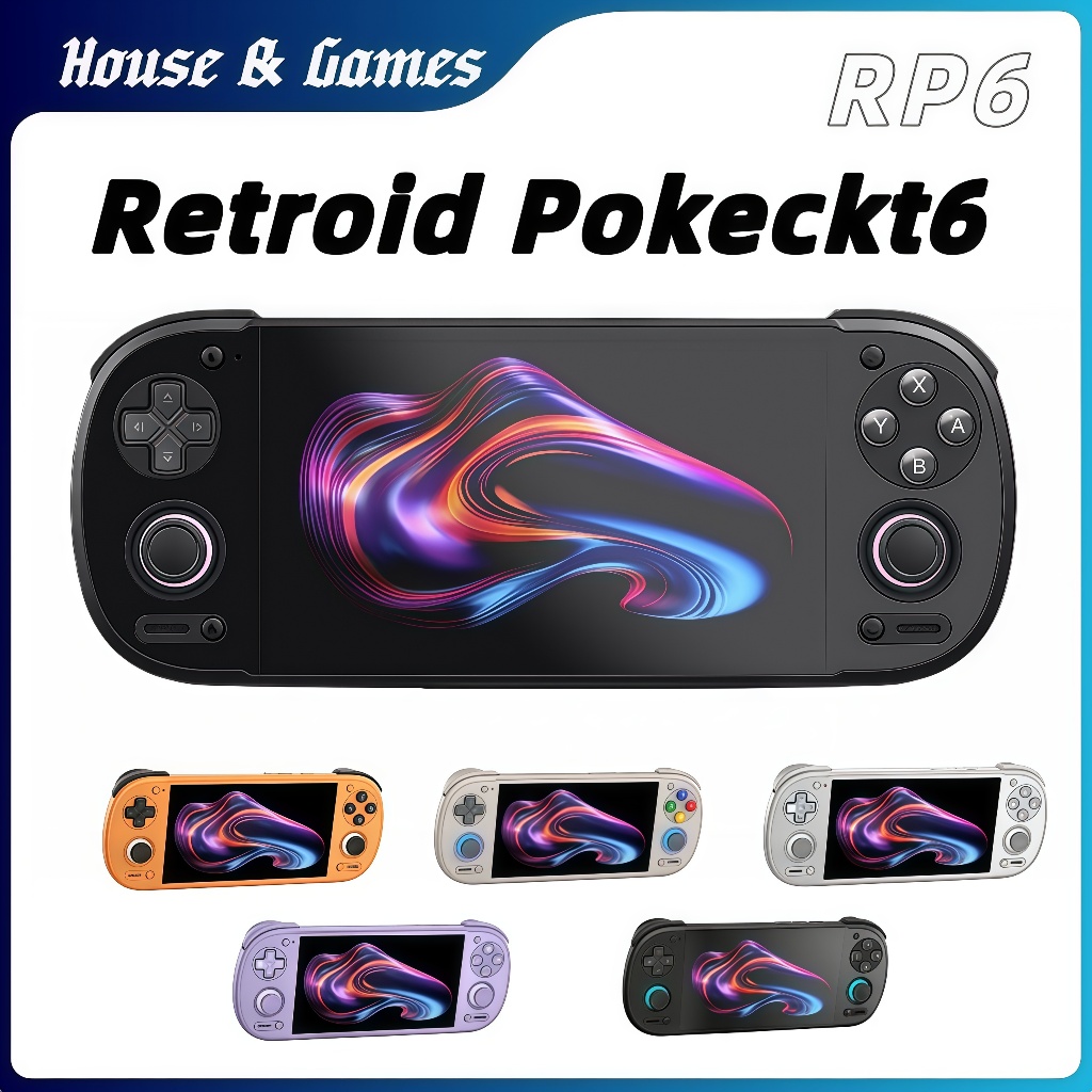 R RP6 Retroid Pocket 6/RP6OLED Full Screen 5.5 Inch High Performance ...