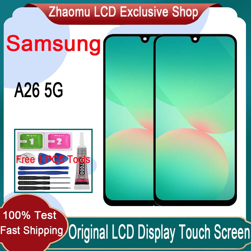 Original AMOLED Samsung Galaxy A26 5G LCD Display Touch Screen With ...