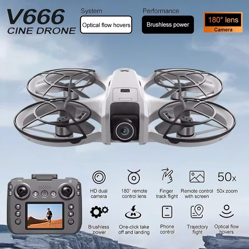 NEW Mini V666 Drone 8k Professional Wifi 5g Dron Obstacle Avoidance ...