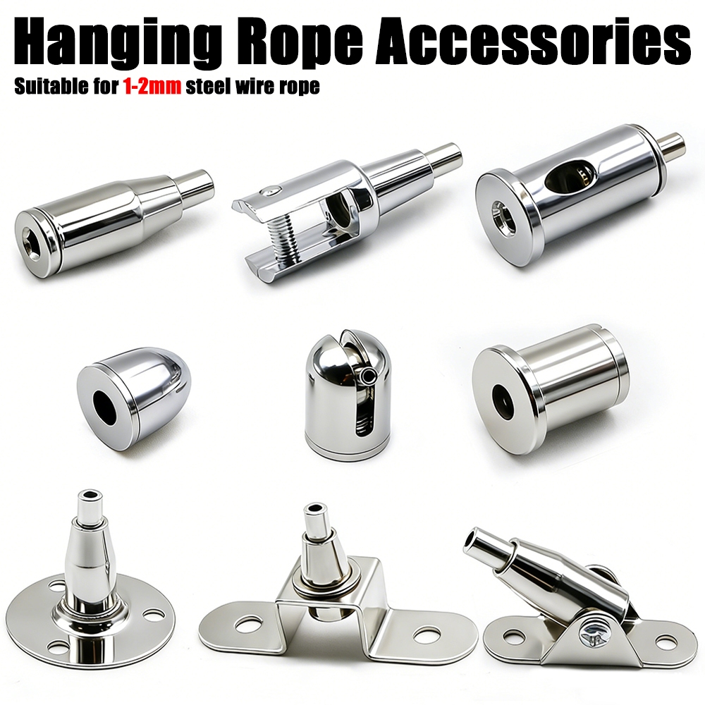 Self-Locking Steel Wire Rope Hook [Kait Wayar] Adjustable Hanging Clamp ...
