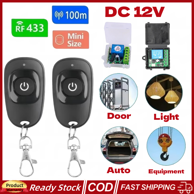 RF EV1527 Learning Code Transmitter 433Mhz Universal Wireless Remote ...
