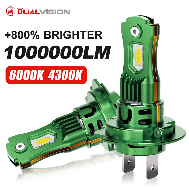 BULLVISION 1000W 1:1 H7 H4 LED CANBUS Light H1 H11 9005 9006 7535 CSP ...