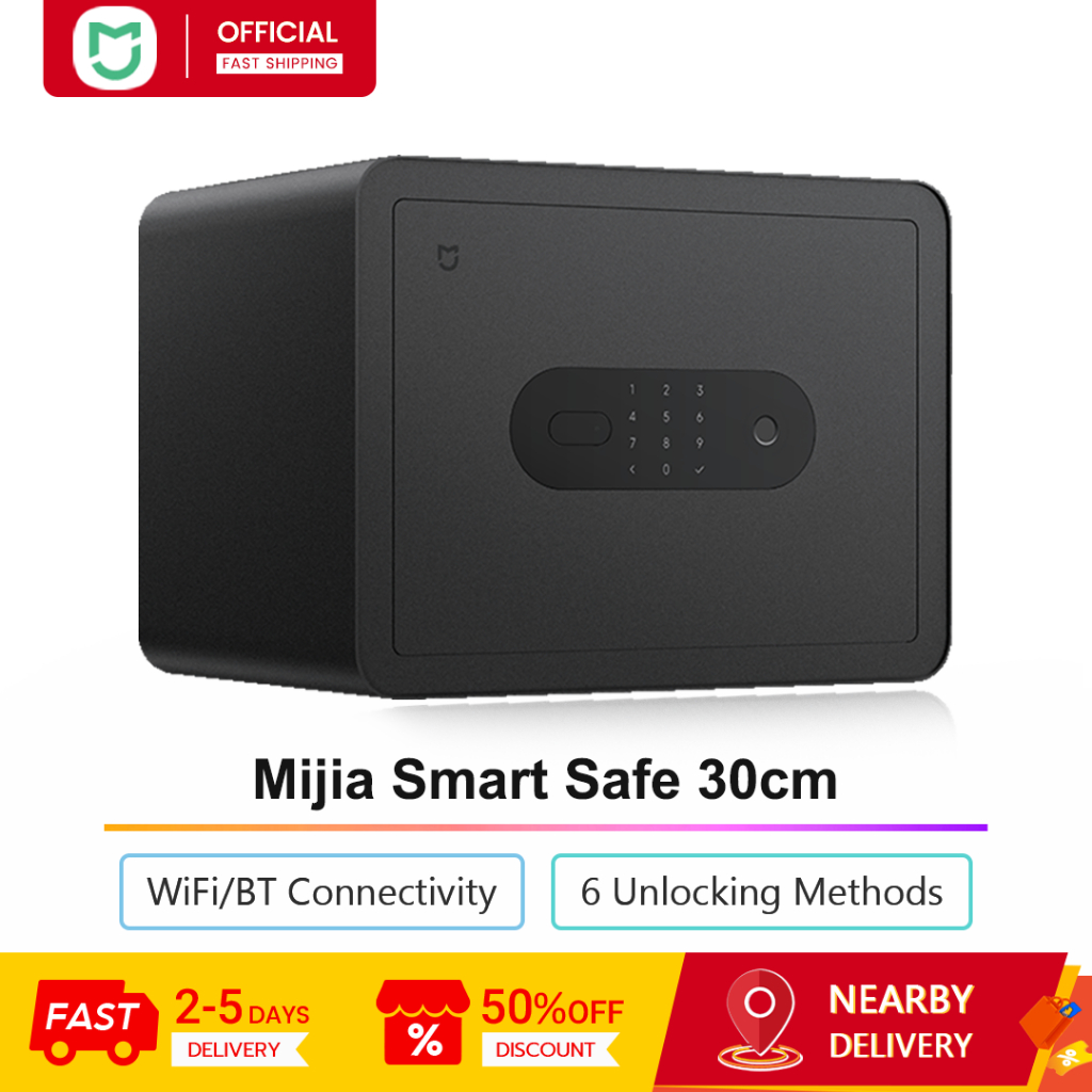 Xiaomi Mijia Smart Safe 30cm C‑Grade Lock Dual Verification APP Remote ...