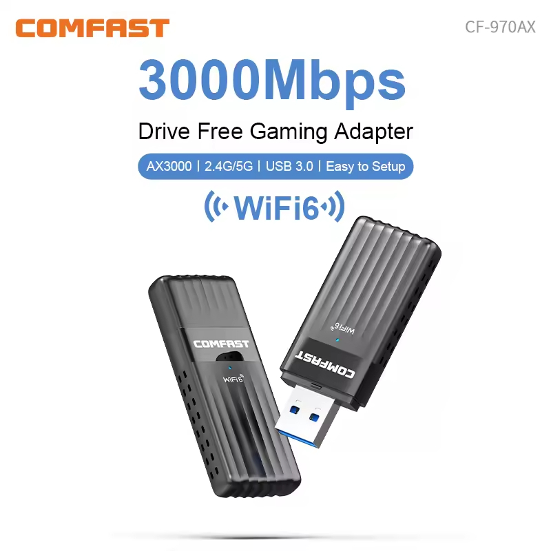 COMFAST AX3000 WiFi6 USB WiFi Adapter For PC Dual Band USB3.0 WiFi ...