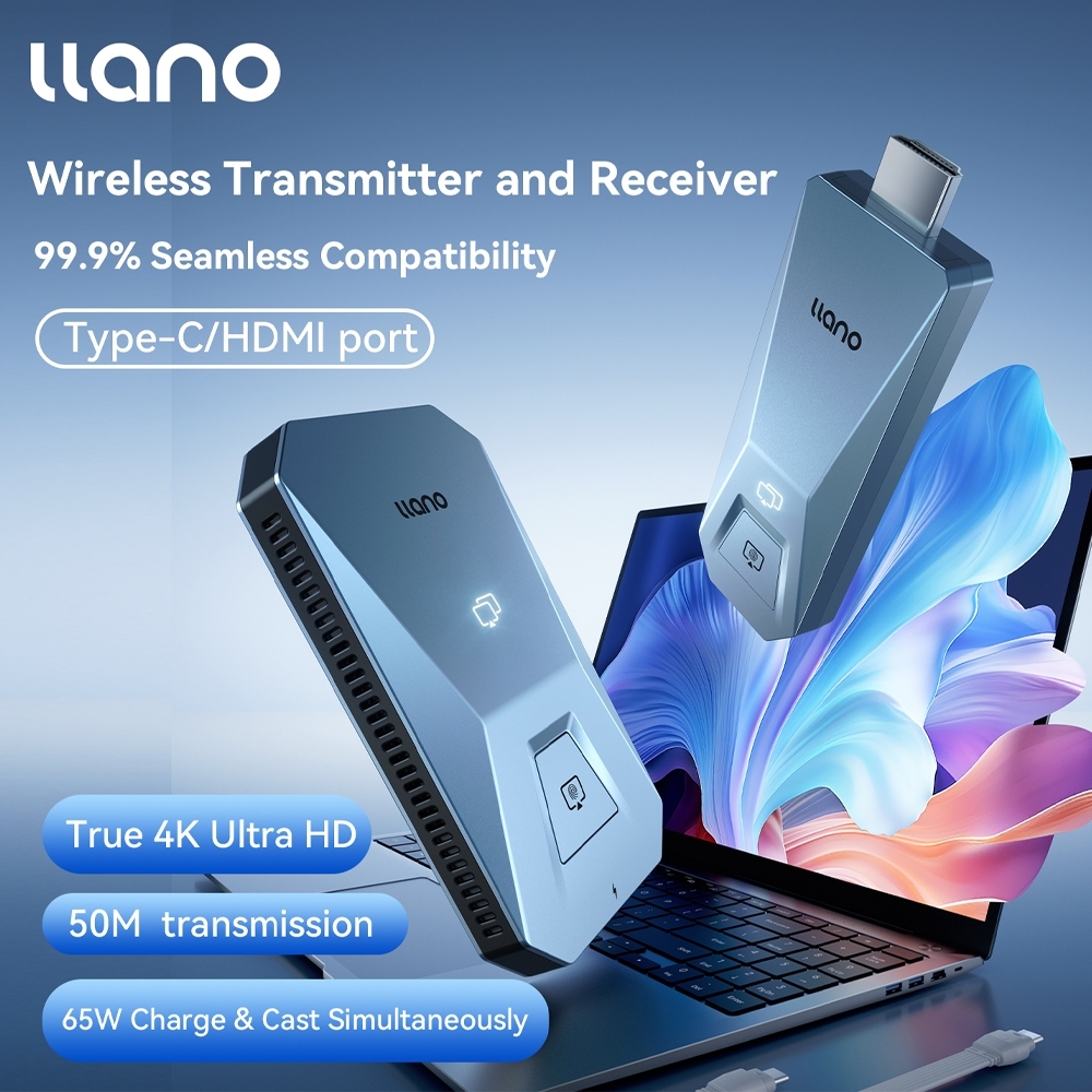 LLANO T5 Wireless Display Receiver | 4K Point-to-Point Direct Screen ...
