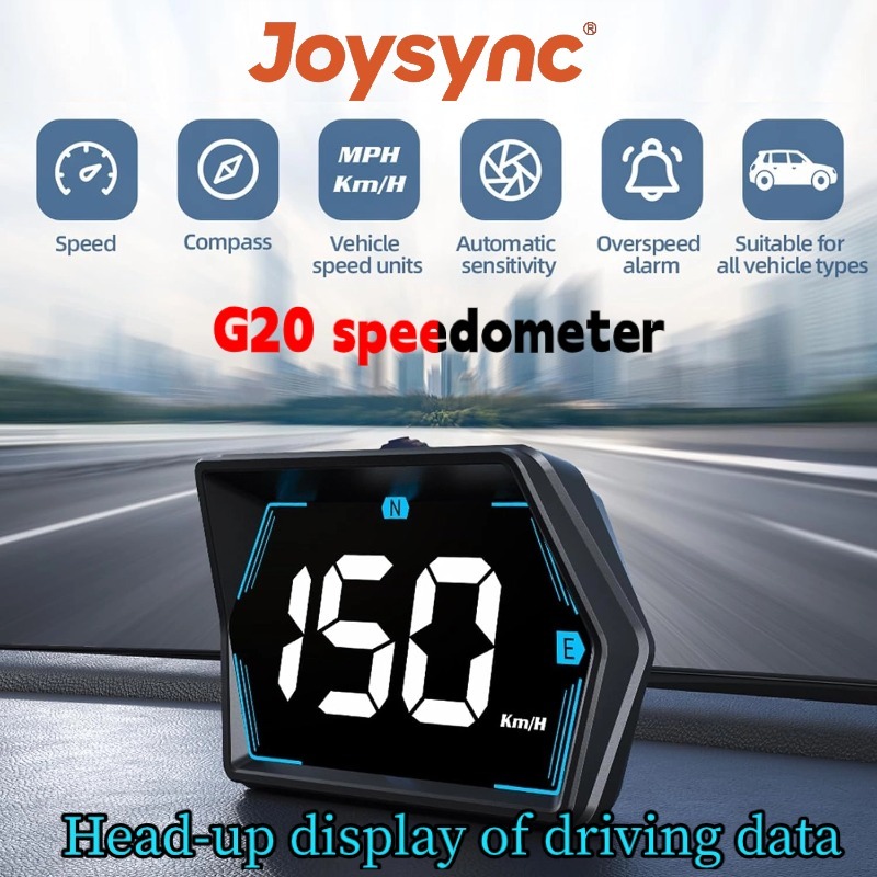 G20 GPS Speedometer – Real-Time Speed, Compass & 3-Level Overspeed ...