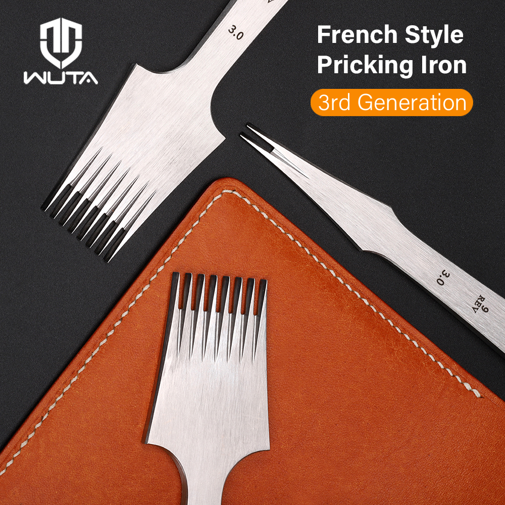 WUTA High Quality Leather Die-steel Chisel French Style Pricking Iron ...