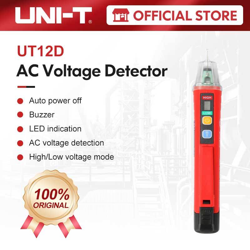 UNIT UT12D 24V-1000V Digital Voltmeter AC Voltage Detector Non Contact ...