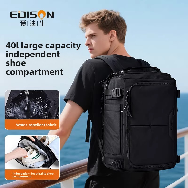 EDISON Rucksack Travel Backpack - Beg Perjalanan Besar Kapasiti Tahan ...