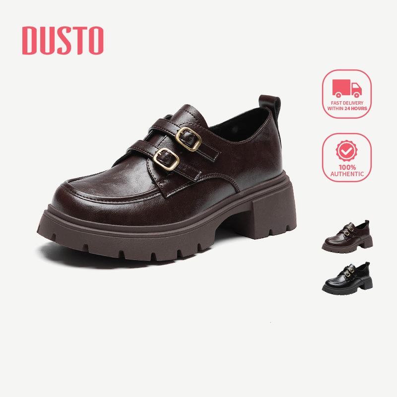 DUSTO Loafers New Soft-Soled Thick-Soled Women's Shoes DW25Q1605A ...