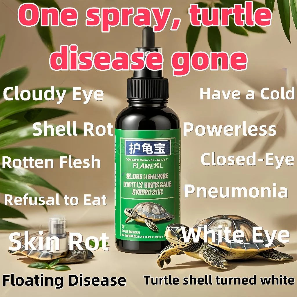 Turtle Protector Turtle Fungus Supplement Ubat Kura Kura Eye Treatment ...