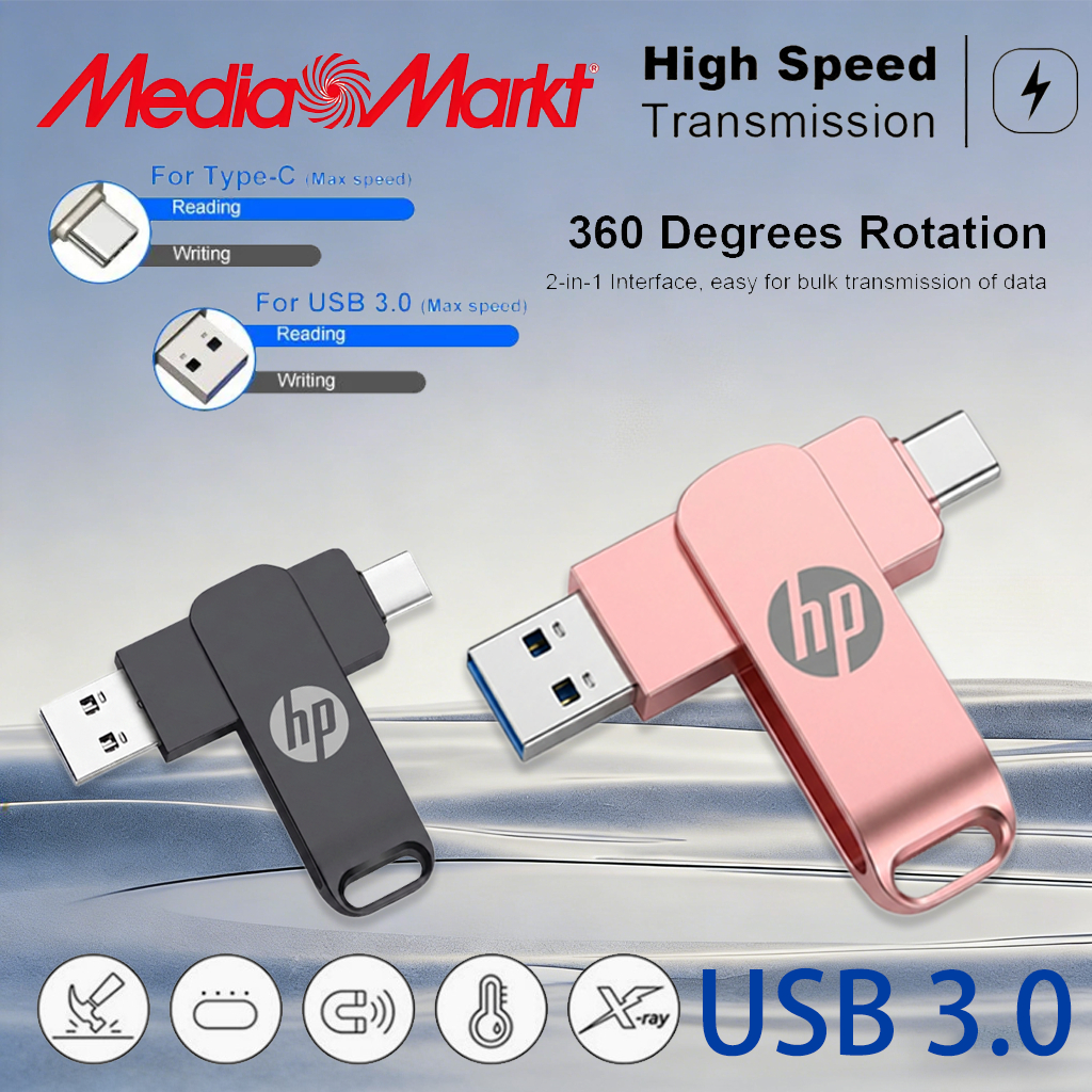 Typec 2 in 1 Mobile Phone u Disk HP Flash Drive Dual Drive Flash Memory ...