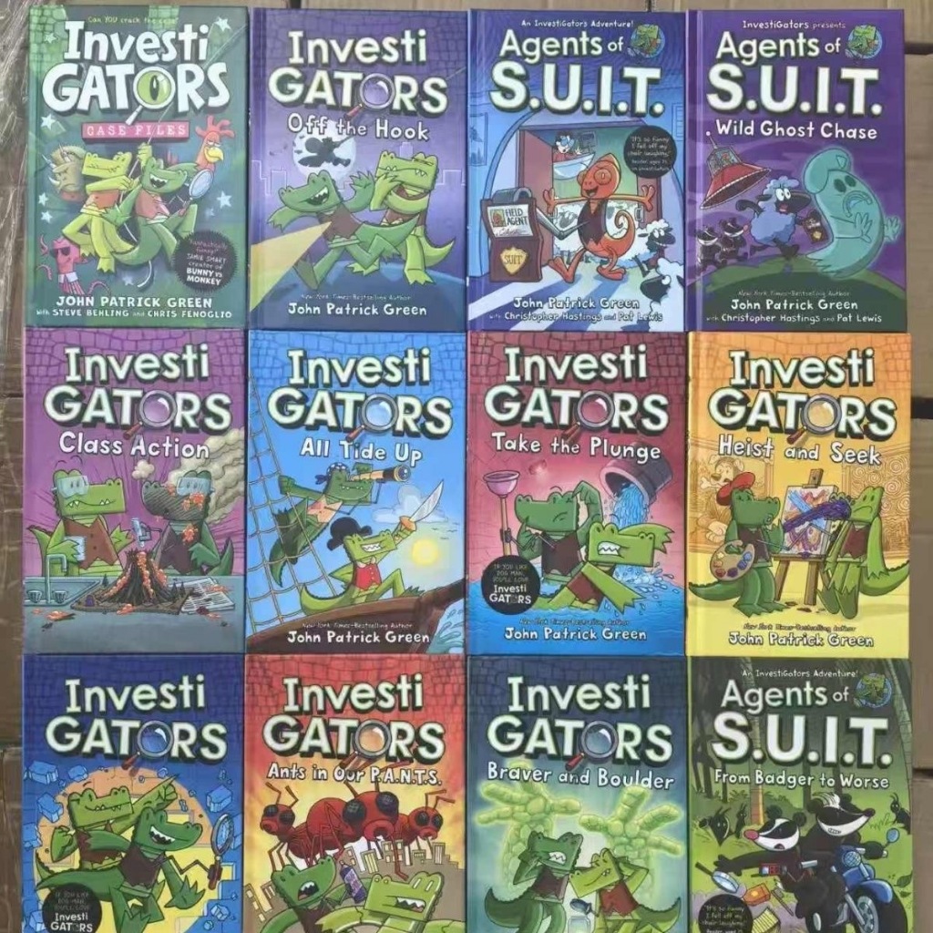 Ready Stock] InvestiGators Full Set 12 Books Hardcover Agents of