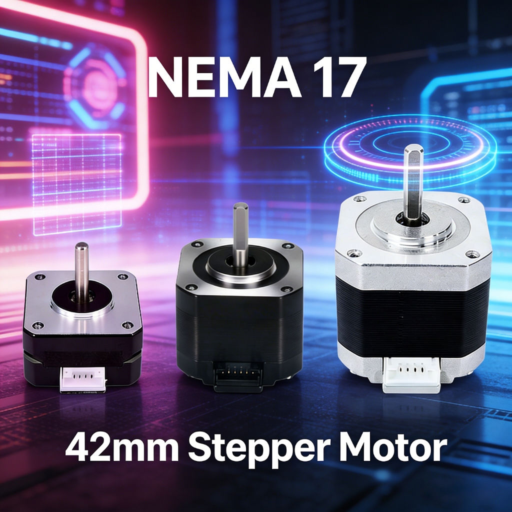 NEMA 17 12V 42mm Stepper Motor 1.8° for 3D Printer/Engraver/Writing ...