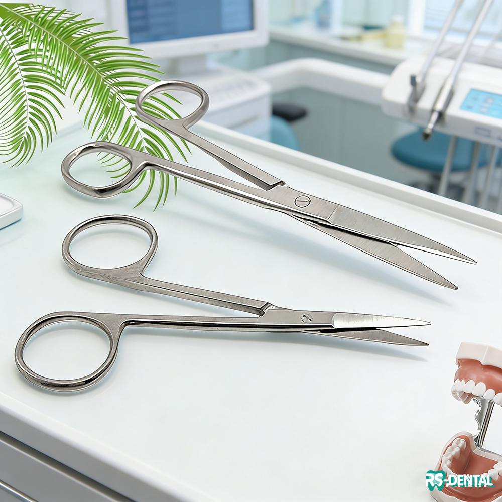 Stainless Steel Dental Scissors Ophthalmic Scissors Surgical Instrument ...