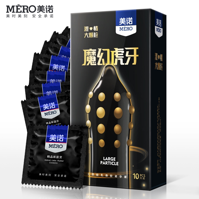 10pcs Large Pellet Spiked Condom Dragon Scale Dotted Penis Sleeves Male ...