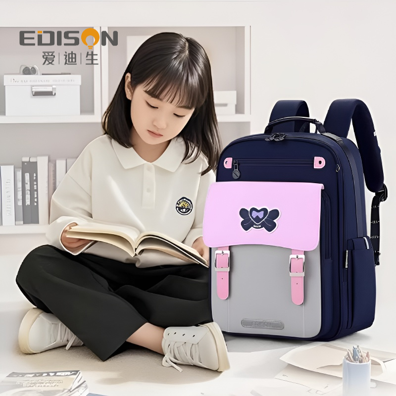 EDISON Beg Ransel Sekolah Kanak-Kanak Tahun 1-6 Pelindung Tulang ...