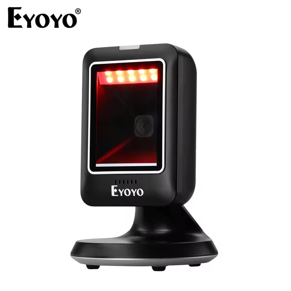 Eyoyo 2D QR code Desktop Barcode Scanner With Automatic Sensing ...