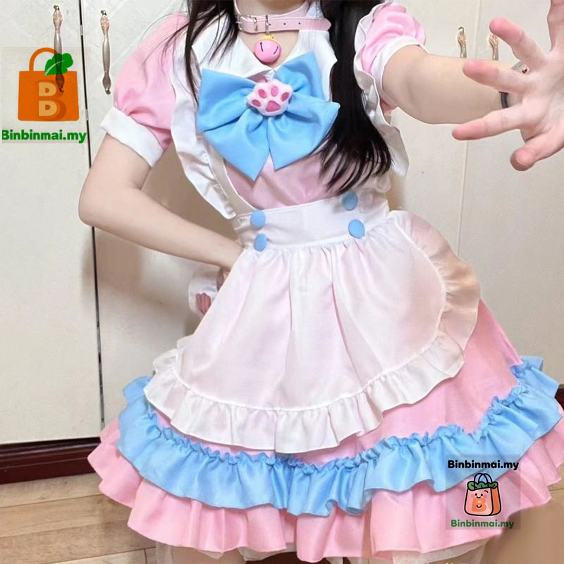 Second Maid Cute lolita Skirt Girl Anime Maid Costume lolita cosplay ...