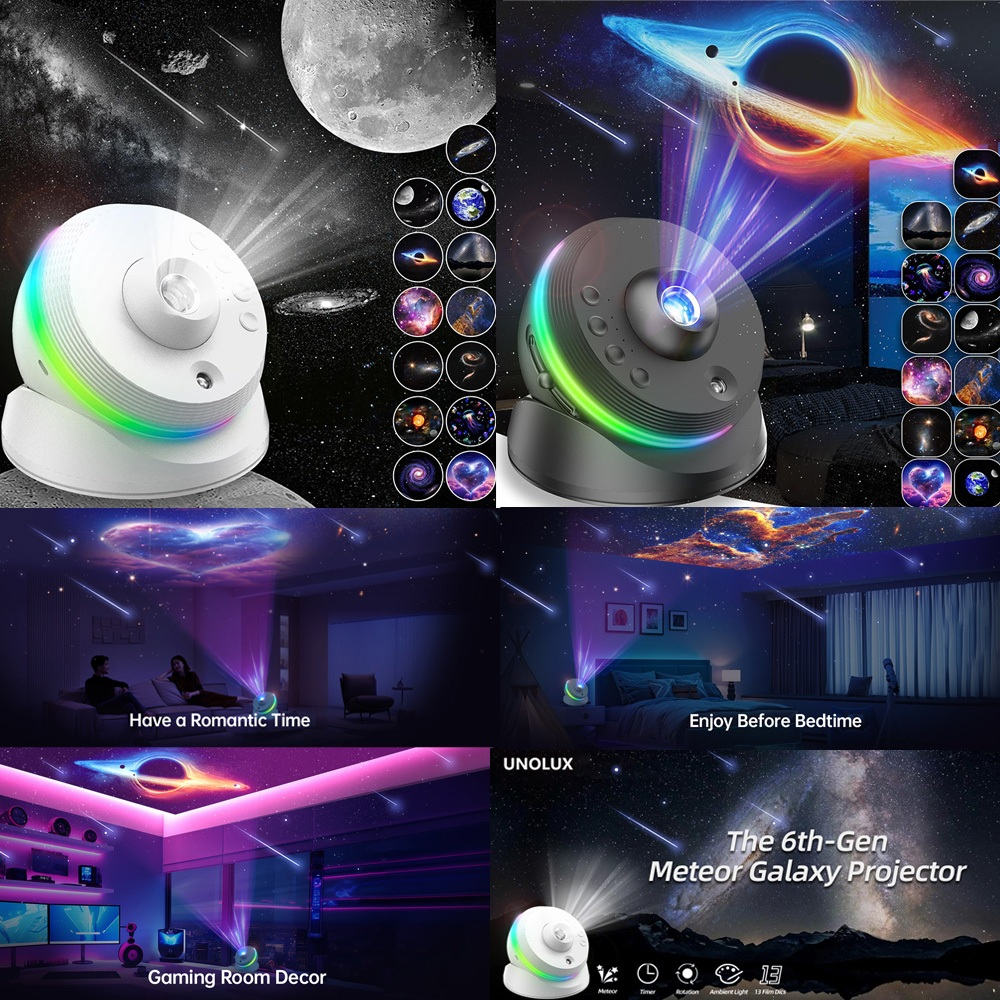 Galaxy Projector Light Star Projector Planetarium 4K HD Aurora ...