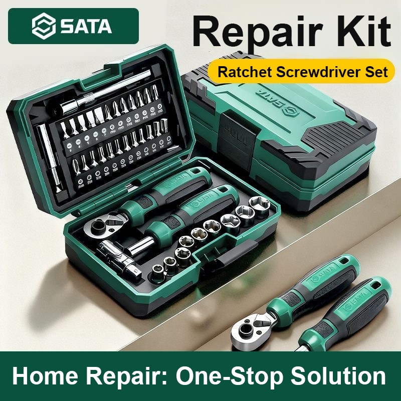 SATA Ratchet Wrench Set Motorcycle Touring Maintenance Tools Home ...