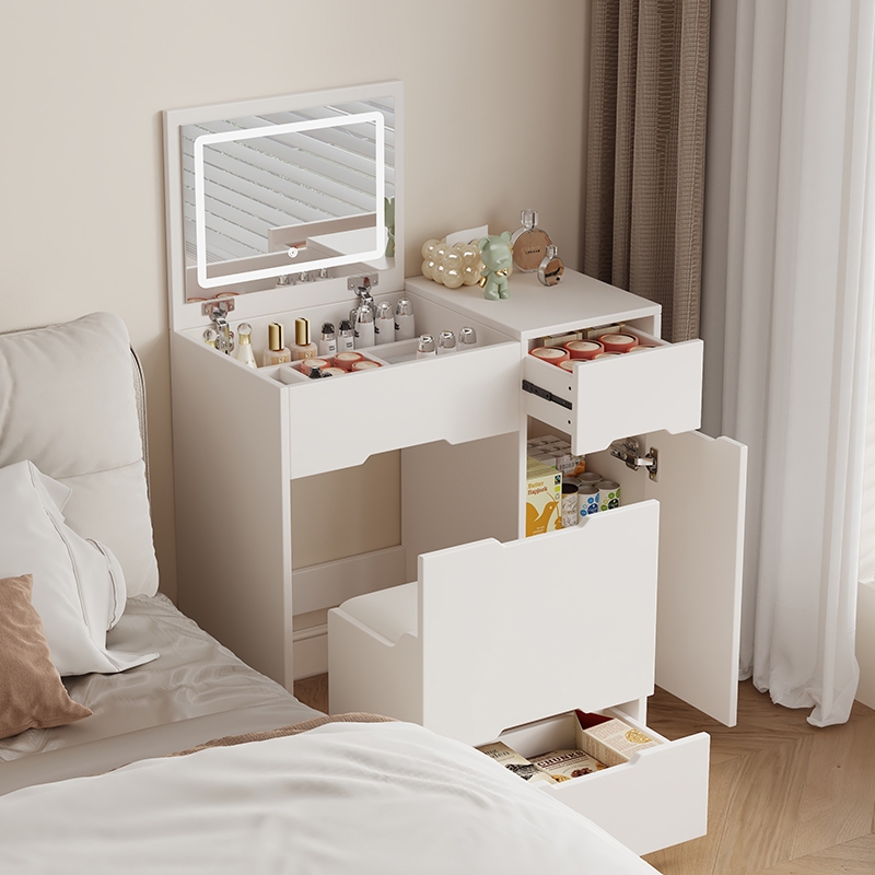 Dressing Table Bedroom Modern Minimalist Storage Dressing Table Small ...