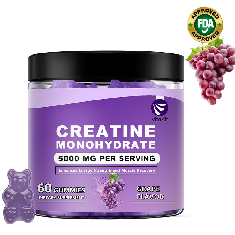Creatine Monohydrate Chewable Tablets 5000mg Grape Flavored Sugar Free ...