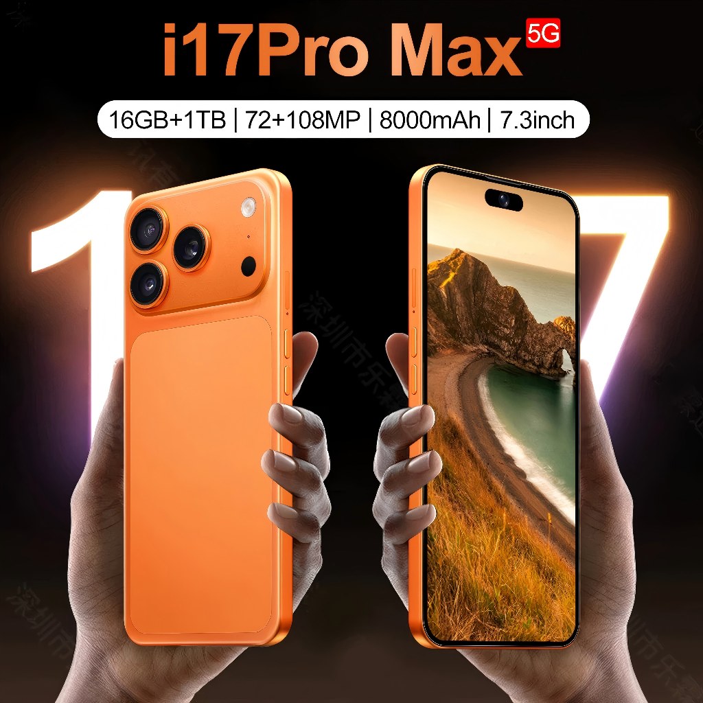 【Ready Stock】Brand New Smartphone i17 ProMax | 7.3 Inch Big Screen | 5G ...