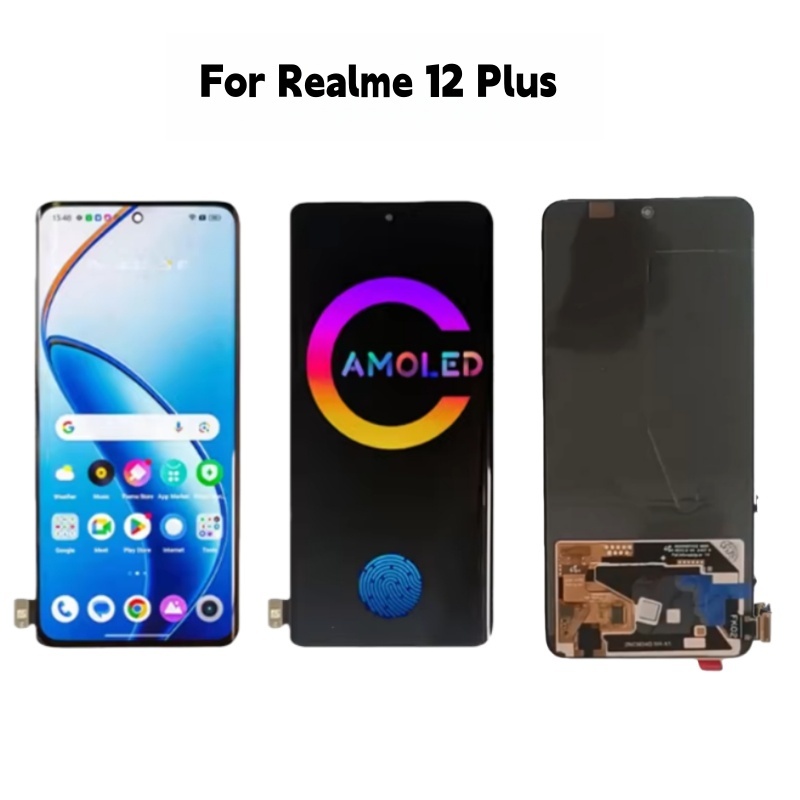 Original AMOLED FOR Realme 12 Plus /12+ 5G LCD RMX3867 Display Touch ...