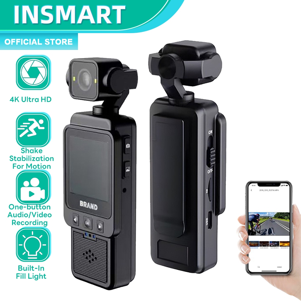 INSMART 4K motion camera 1080P motion anti-vibration motion anti ...