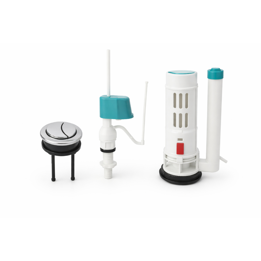 One Piece Toilet Toilet Flush Valve Set Dual Flush | Water Tank Inlet ...