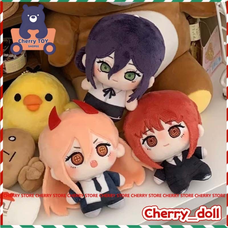 NEW! Anime Chainsaw Man Reze Makima Power Cosplay Printing Plush Cotton ...