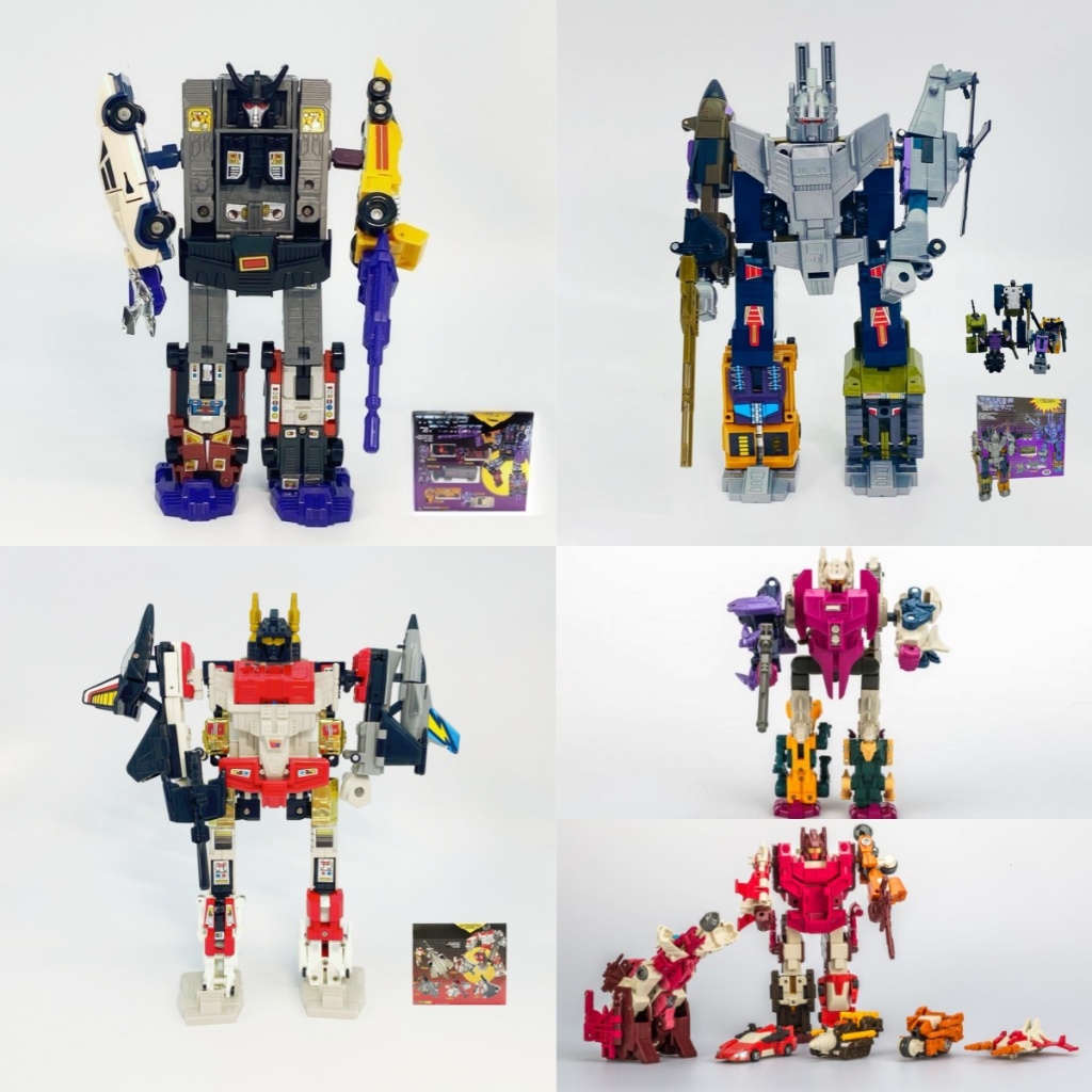Transformers G1 Combiners Menasor, Superion, Computron, Bruticus with ...