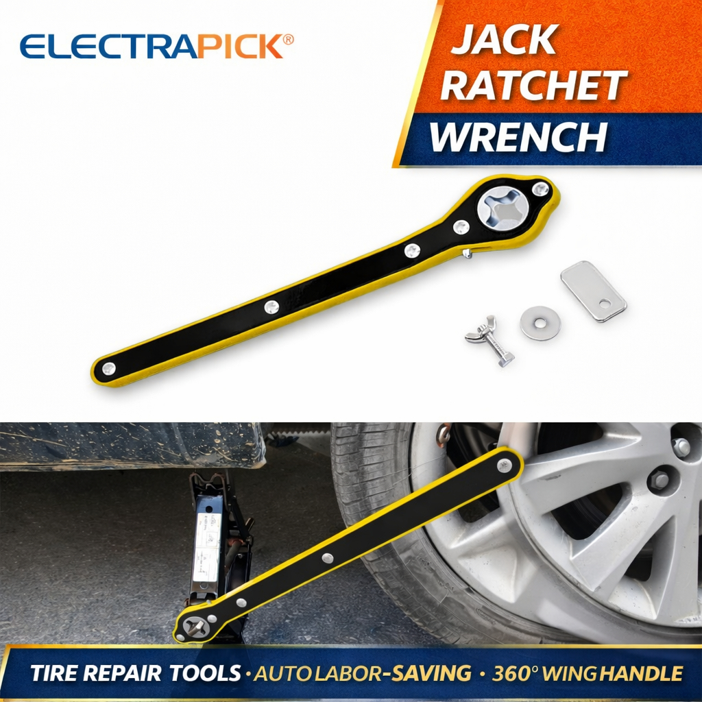 Jack Ratchet Wrench, Tire Repair Tools, Auto Labor-Saving Car Jack ...