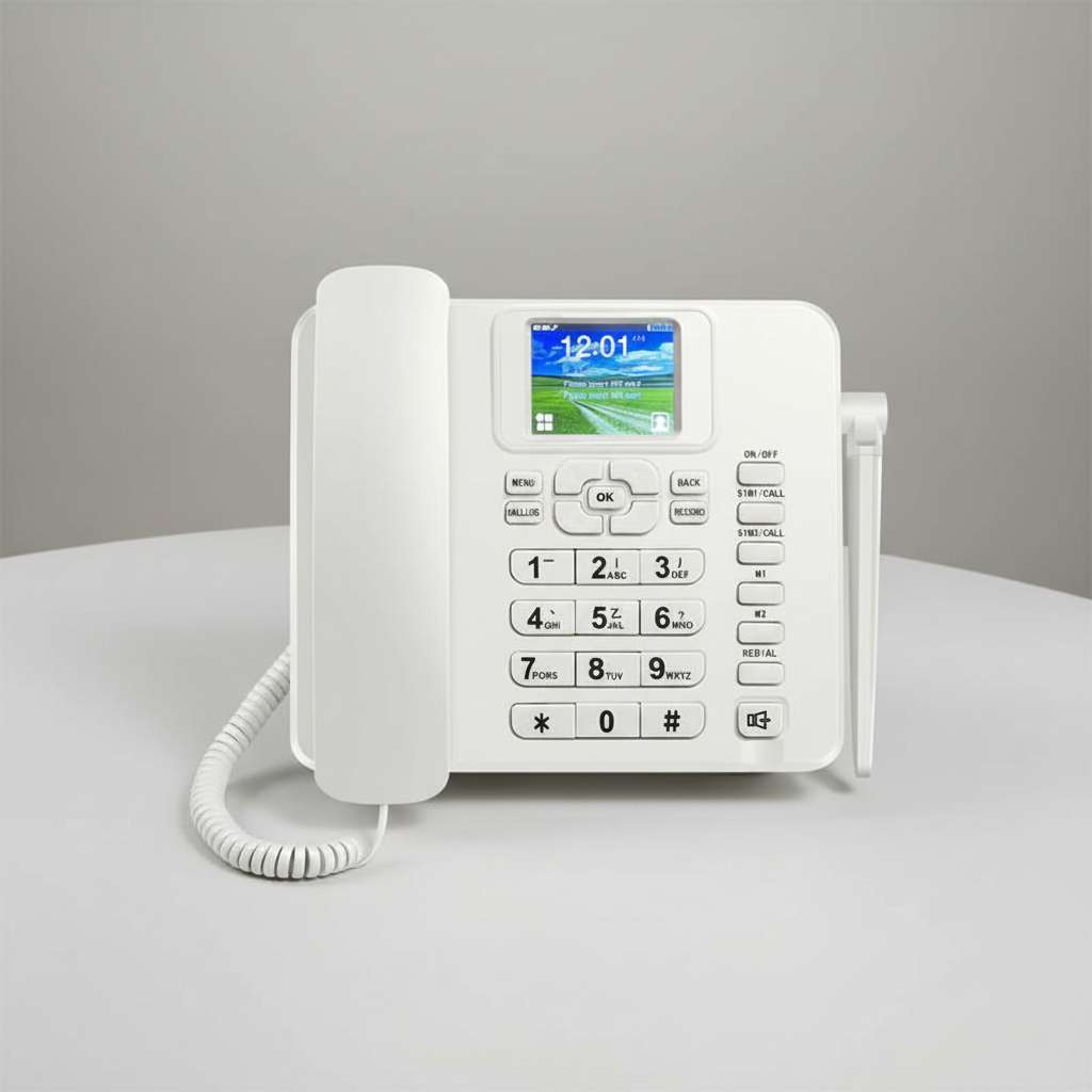 4G Wireless Fixed Phone with Sim Card Slot / Telefon Rumah Tanpa Wayar ...