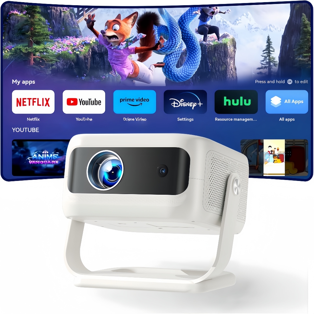 T1 PRO 4K HD Projector Android 13 System Supports Dual-Band Wi-Fi One ...