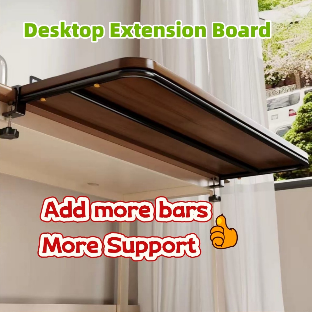 Wooden Desktop Extension Shelf Space Saving Organizer for Home Office ...