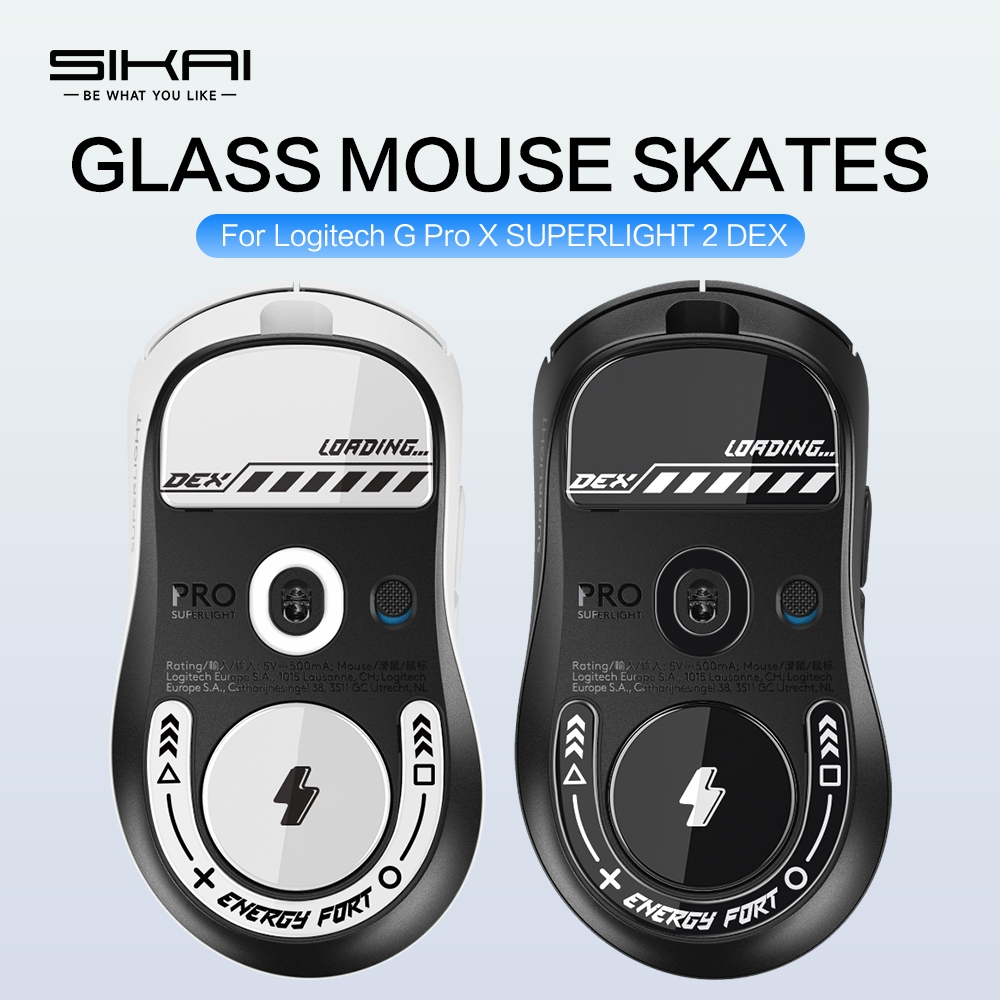 Glass Mouse Feet for Logitech G Pro X Superlight 2 Dex Ultra Smooth ...