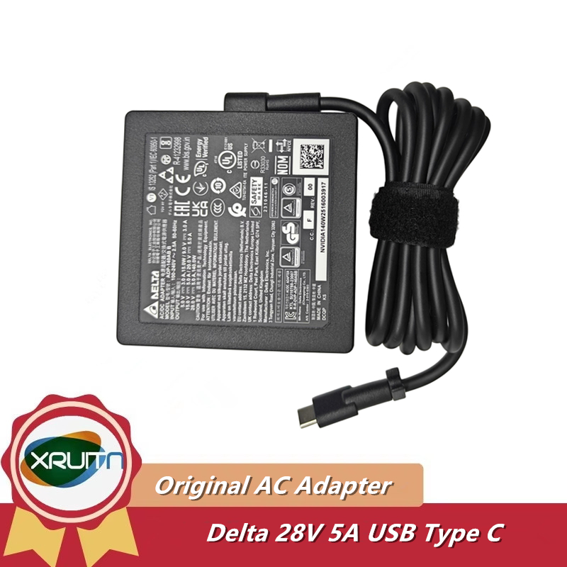Genuine Delta ADP-140AB B 28V 5A USB Type C 140W GaN AC/DC Adapter ...