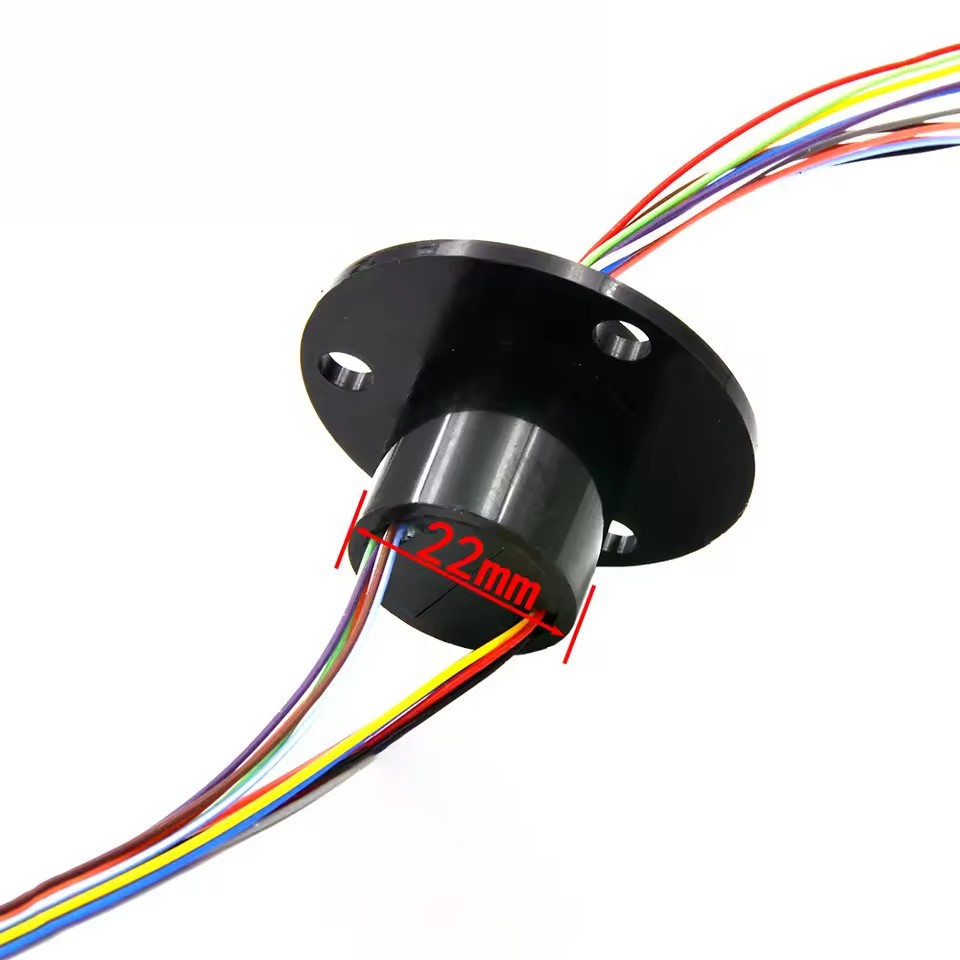 Collector Ring 8 Channels Way Diameter 22mm Conductive Slip Ring 2A ...