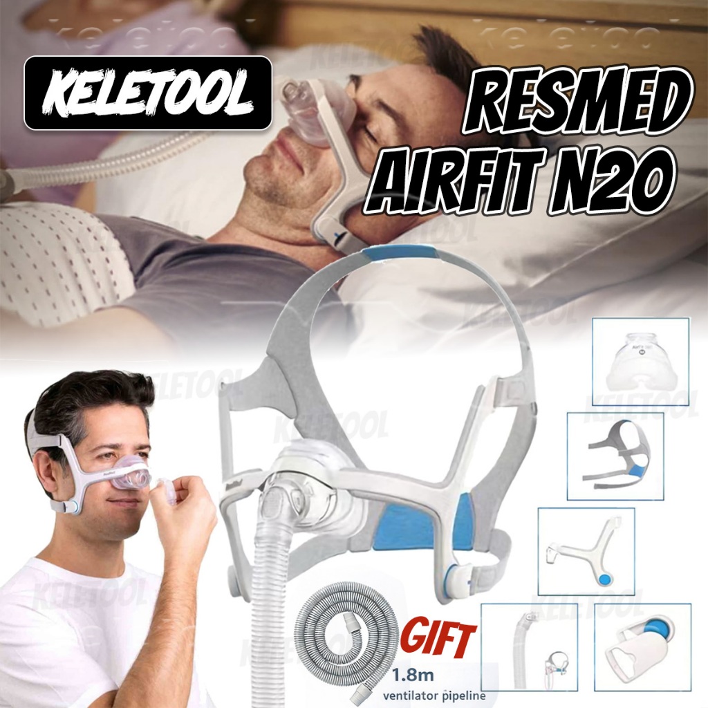 cpap machine Resmed AirFit N20 cpap mask Nose Mask Components Silicone ...