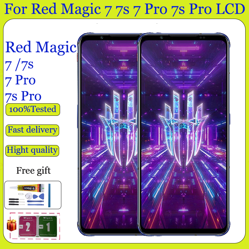 Original AMOLED For Red Magic 7 7s 7 Pro 7s Pro LCD Display Touch ...