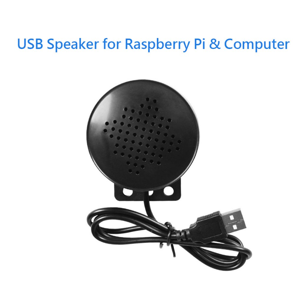 Small & Loud USB Speaker with Screw Hole for Raspberry Pi / Industrial ...