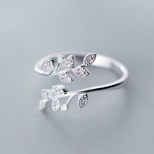Fashion Luxury Zircon Promise Ring Silver Gold Plated Cosmic Planet ...