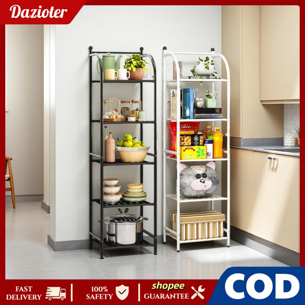 3/4/5 Layers Kitchen Rack Shelf Multi-Functional Storage Organizer ...