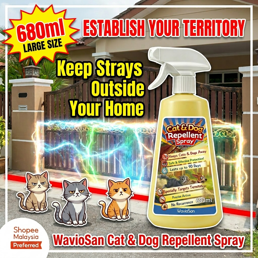 【680ml large capacity】HB Cat repellent spray Cat repellent penghalau ...