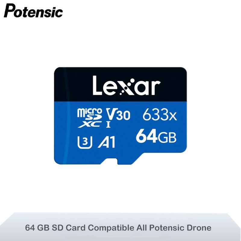 Potensic TF Card 64GB is only suitable for Potensic ATOM/ATOM SE/ATOM ...