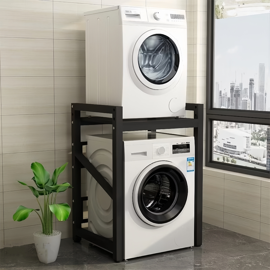 Washing Machine Storage Rack Drum Double Layer Floor-Standing Rack ...