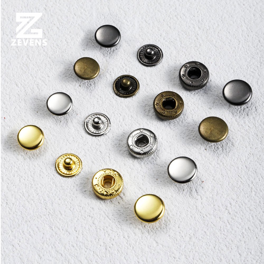 10pcs Double-Sided Snap Button Alloy Material Snap Button Button ...